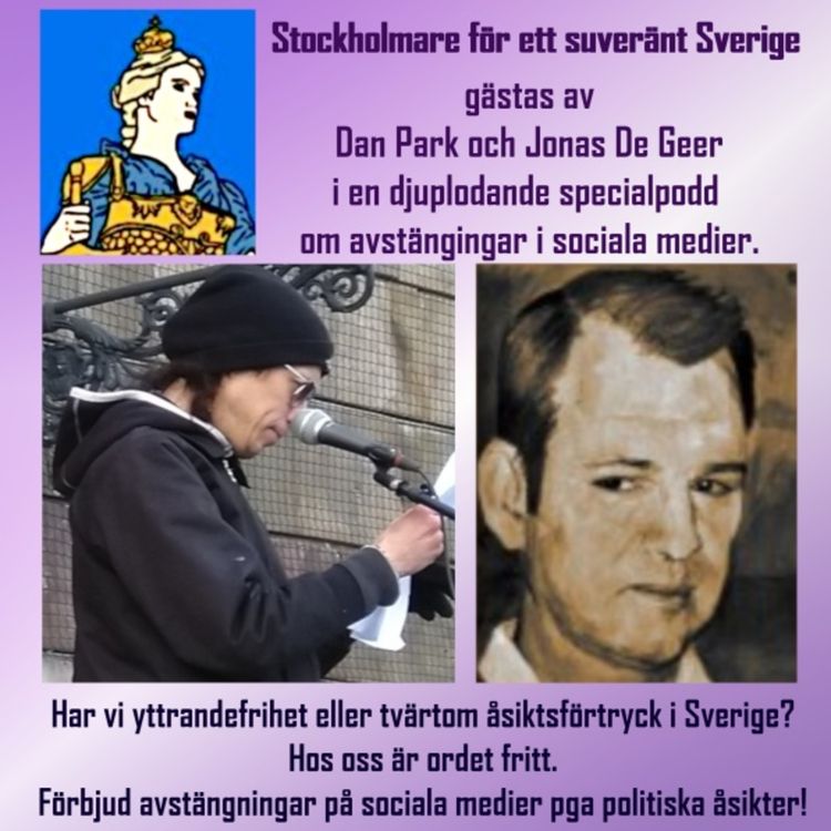 cover art for Om avstängningar i sociala medier med Dan Park o Jonas De Geer