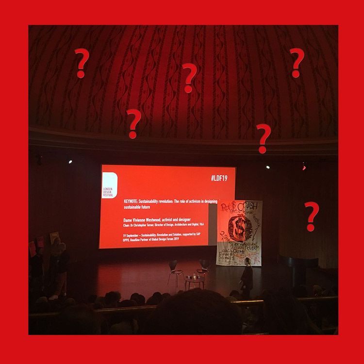 cover art for Talk Review: Vivienne Westwood at London Design Festival