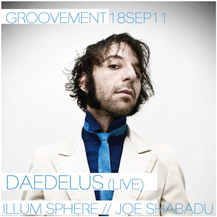 cover art for DAEDELUS x ILLUM SPHERE x JOE SHABADU