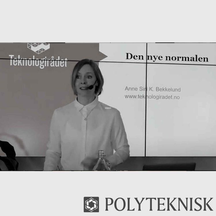 cover art for #PolyPod: Hva sier analysene om fremtidens teknologiutvikling, arbeidsliv og lederskap?  