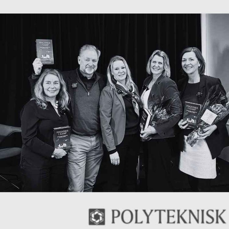 cover art for #PolyBok: Lansering av «Pingviner i kamp» 