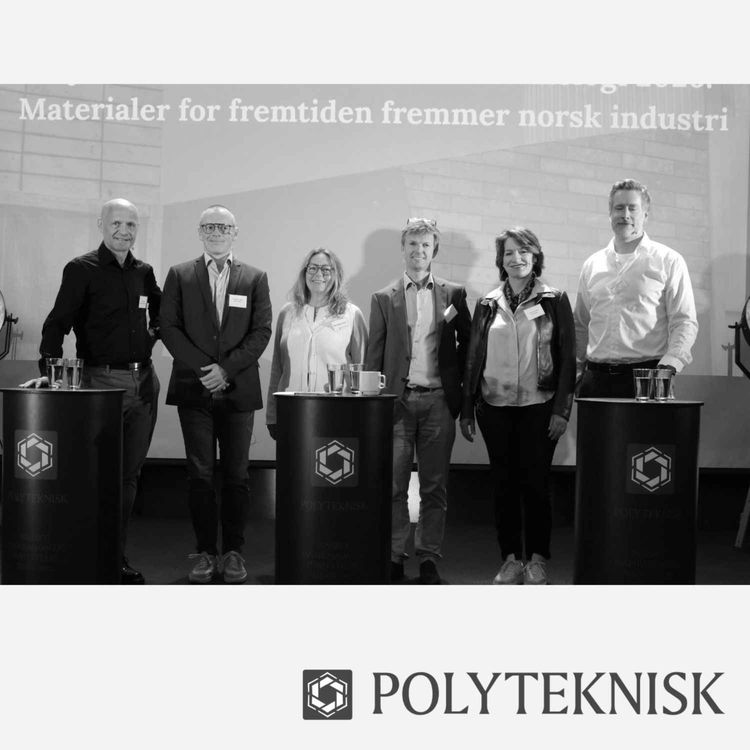 cover art for #PolyPod: Hvordan bør den nye norske materialteknologi-industrien vokse? 