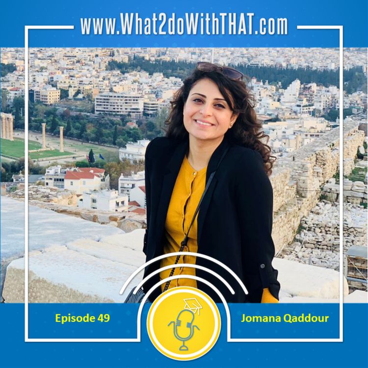 cover art for Episode 49 - Changing Locations and Changing Perspectives (with Jomana Qaddour)