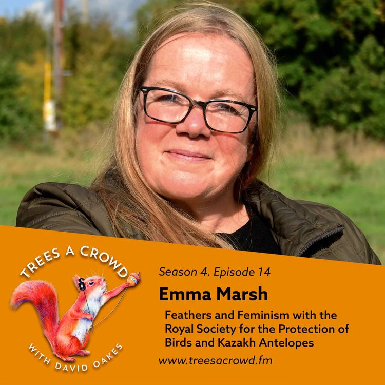 cover art for Emma Marsh: Feathers and Feminism with the Royal Society for the Protection of Birds and Kazakh Antelopes