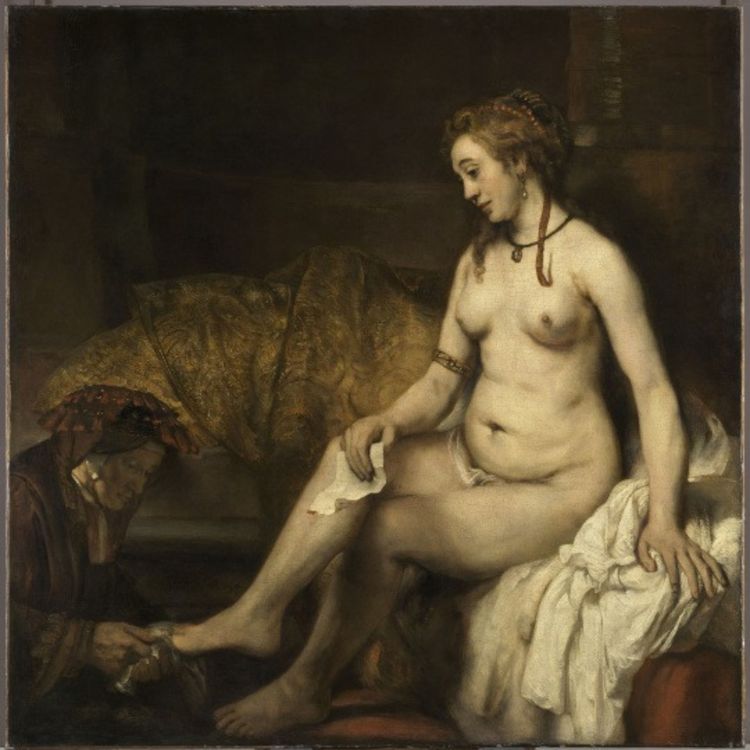 cover art for Bethsabée au bain. Rembrandt