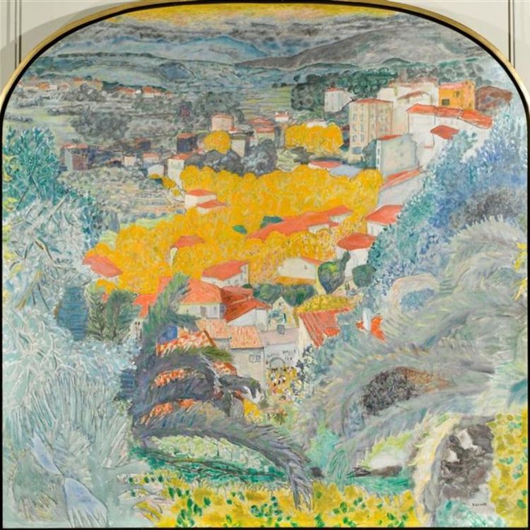 cover art for Vue du Cannet. Pierre Bonnard