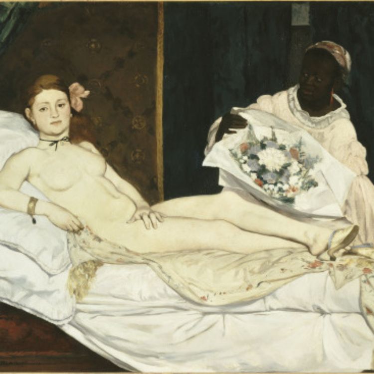 cover art for Olympia. Edouard Manet 