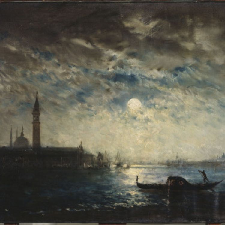 cover art for Venise et le Campanile au clair de lune. Félix Ziem
