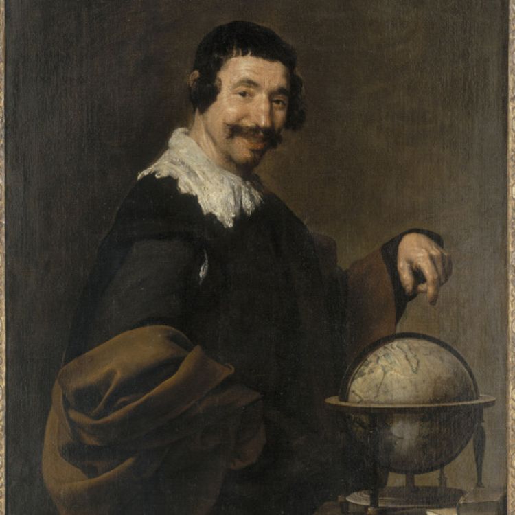 cover art for Démocrite. Diego Velasquez
