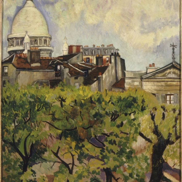 cover art for Le Sacré Cœur vu du jardin de la rue Cortot. Suzanne Valadon