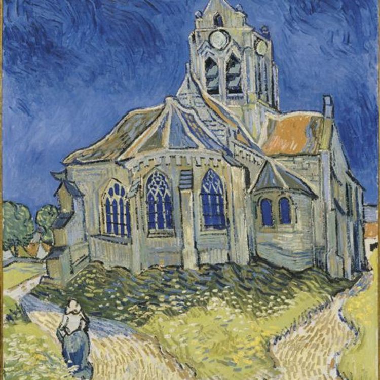 cover art for L'église d'Auvers-sur-Oise, vue du chevet. Vincent Van Gogh
