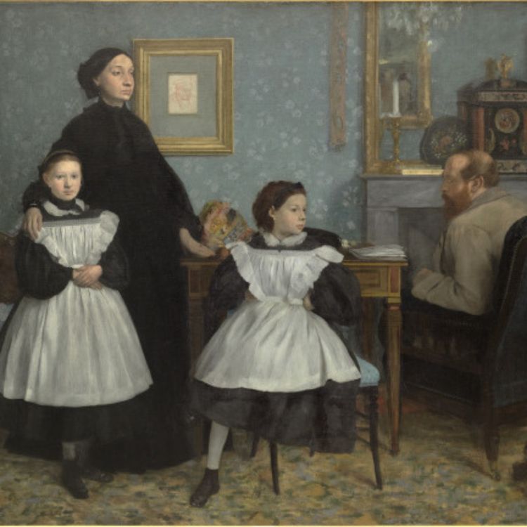 cover art for La famille Bellelli. Edgar Degas