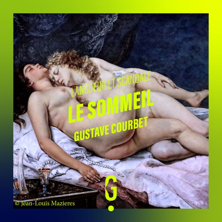 cover art for Le sommeil, Gustave Courbet 