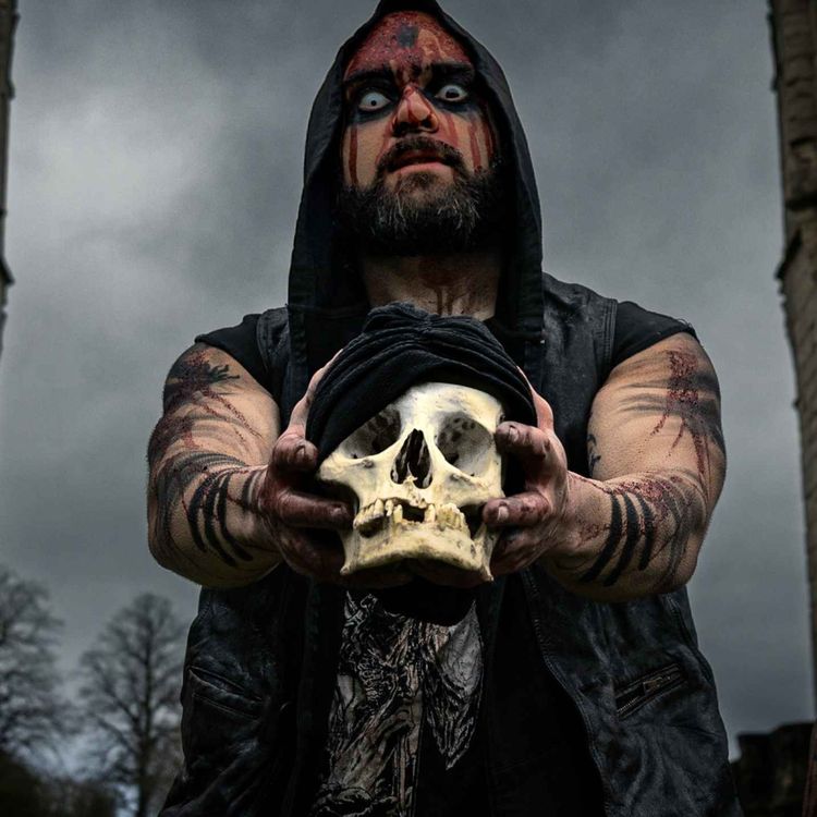 cover art for a chat w/ Shayan from True Iranian Black Metal band TRIVAX