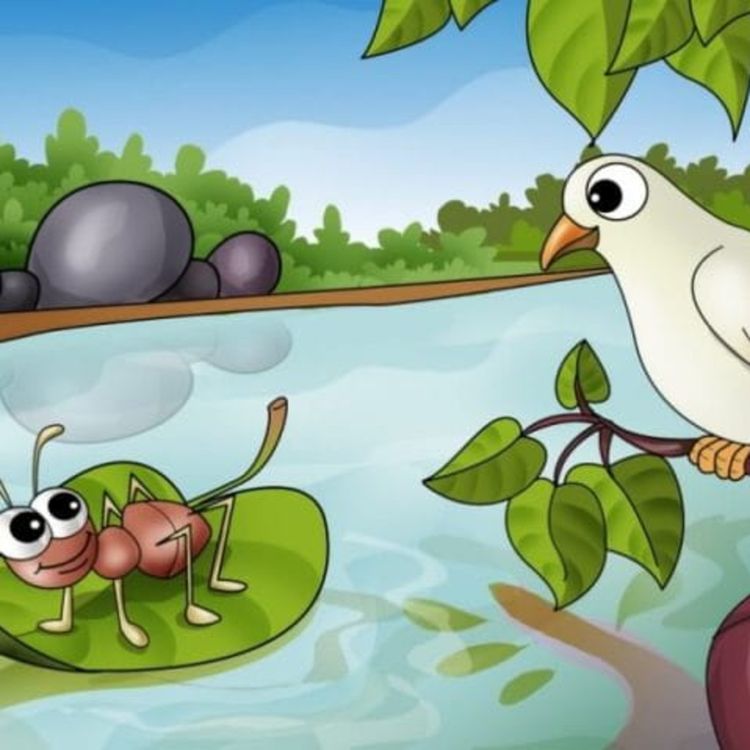 cover art for 17. पंचतंत्र की कहानी: प्यासी चींटी और कबूतर (Panchtantra Ki Kahani: Ant And Dove) Moral Story in Hindi | Panchtantra ki Kahaniya | बच्चों की कहानी | Hindi Stories