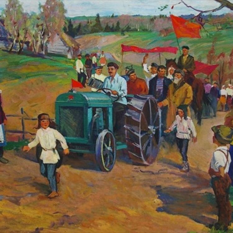 cover art for Corbyn, Sanders and Soviet Tractors