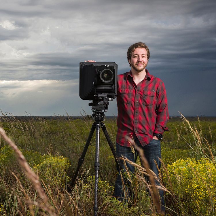 cover art for Michael Strickland - Large format film photography of the Great Plains