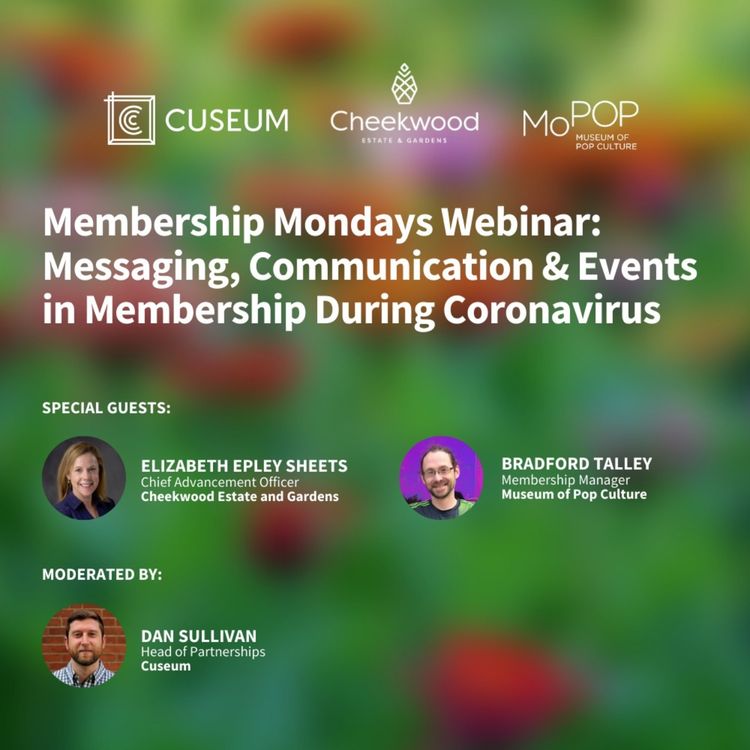 cover art for Membership Mondays: Messaging, Communication and Events in Membership During Coronavirus 