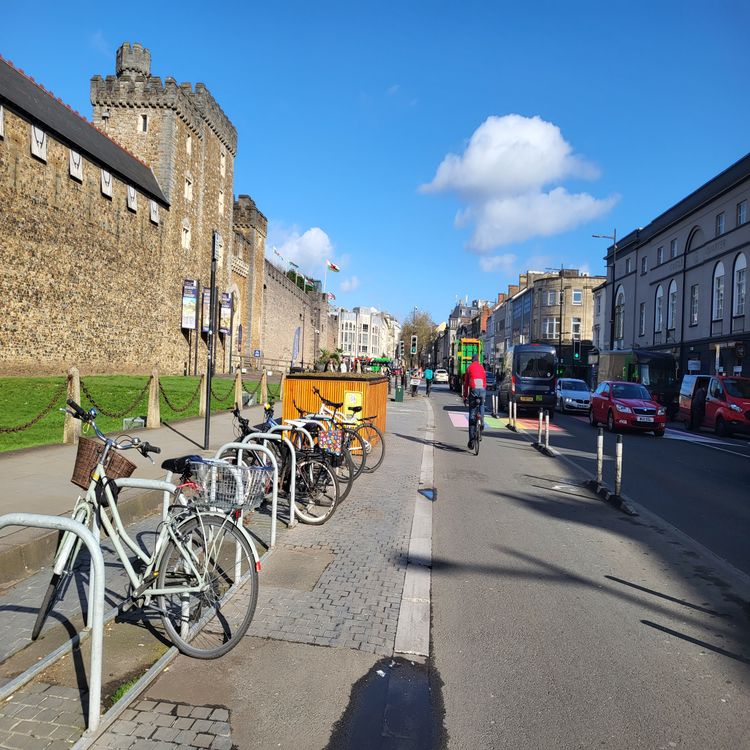 cover art for Cardiff's Bike Routes Are Going Green