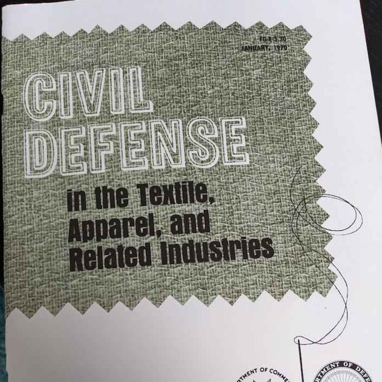 cover art for The Real Threads: Civil Defence in the US Fabric and Textile Industry