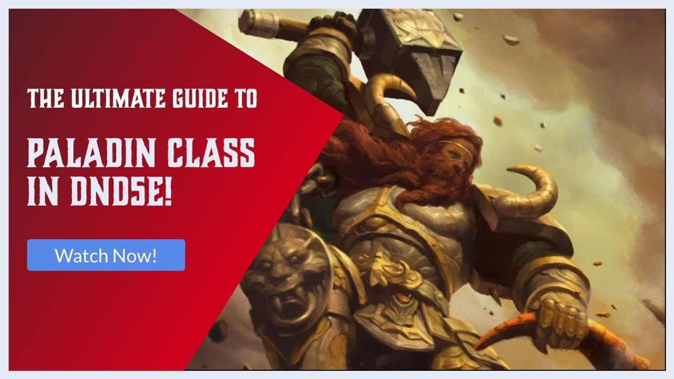 cover art for The Ultimate Paladin Class Guide for DnD5e