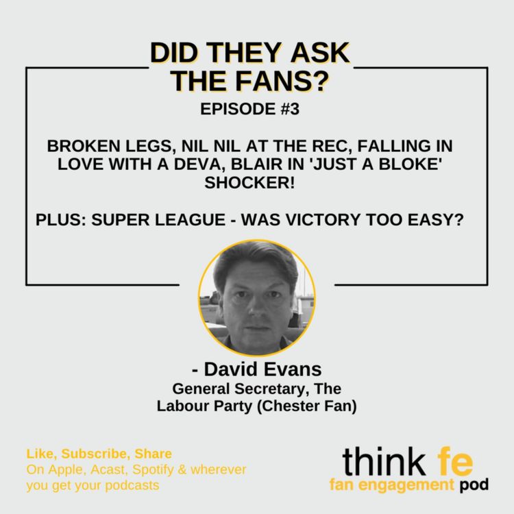 cover art for Did They Ask The Fans #3: David Evans, Labour Party General Secretary