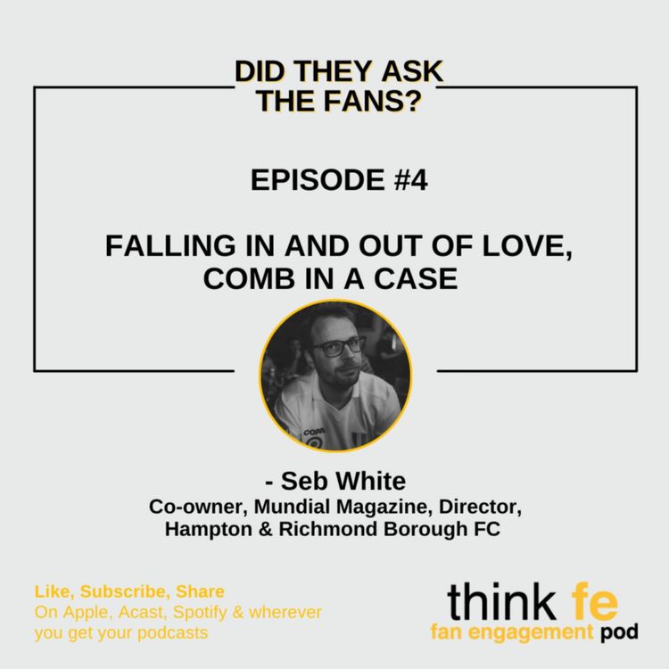 cover art for Did They Ask The Fans #4: Seb White, Mundial/Hampton & Richmond Borough FC