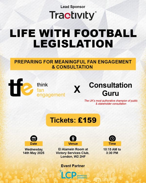 cover art for Fan Engagement Pod Ep 80: Join us on May 14th in London!