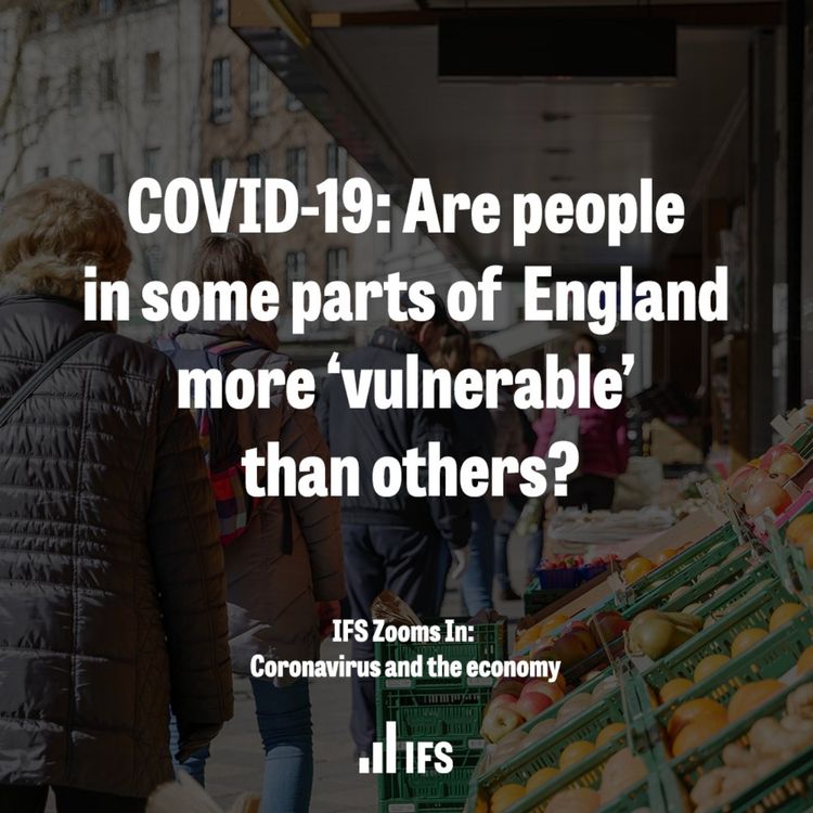 cover art for COVID-19: Are people in some parts of England more 'vulnerable' than others?