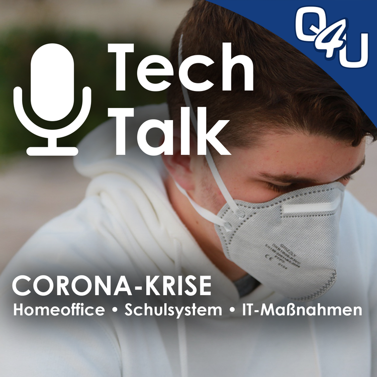 cover art for CORONA – Wenn das Virus vorm PC sitzt, Homeoffice, Schule, IT-Maßnahmen | QSO4YOU.com Tech Talk #23