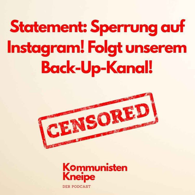 cover art for Sperrung auf Instagram! Folgt unserem Back-Up-Kanal!