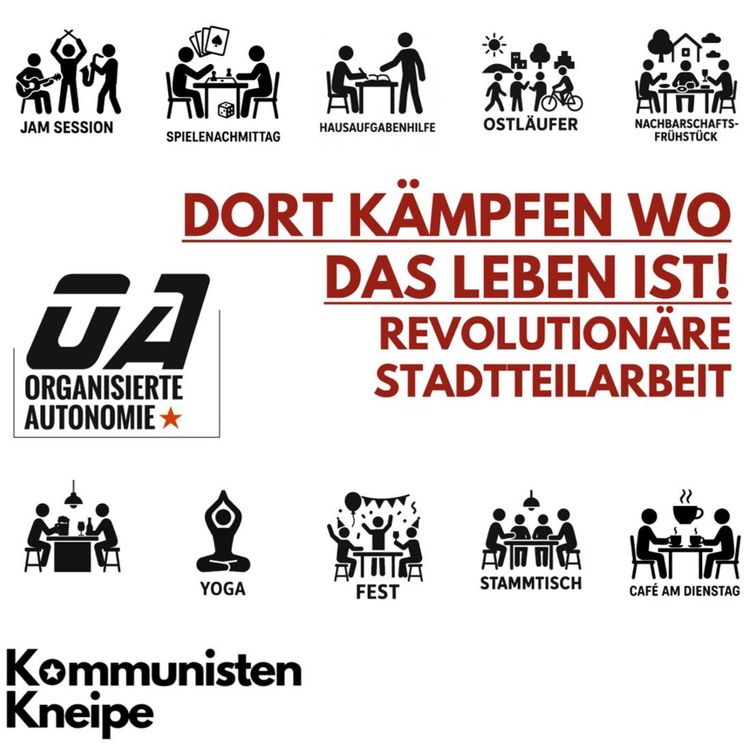 cover art for Dort kämpfen wo das Leben ist! Revolutionäre Stadtteilarbeit mit Organisierte Autonomie