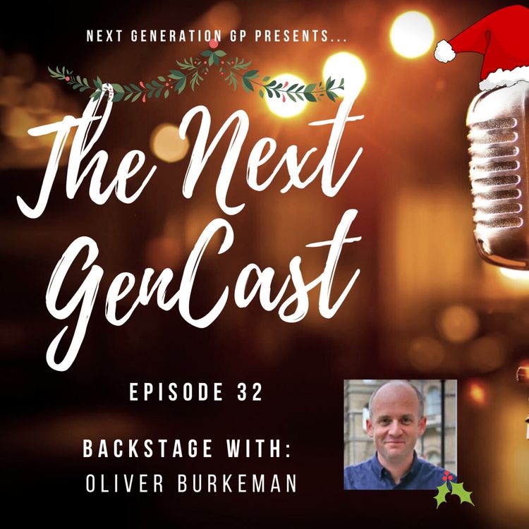 cover art for Episode 32. Backstage with: Oliver Burkeman.