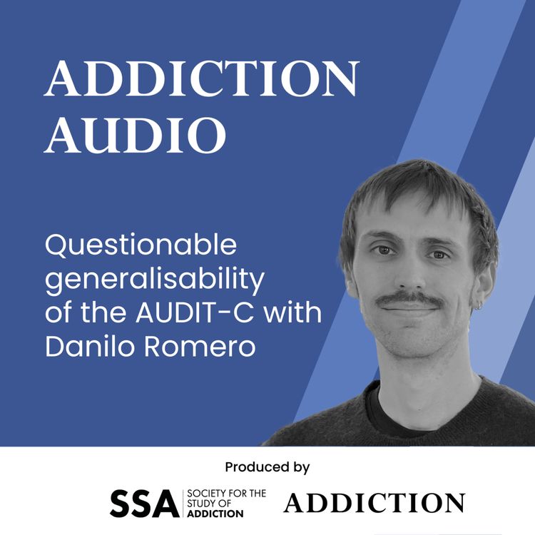 cover art for Questionable generalisability of the AUDIT-C with Danilo Romero