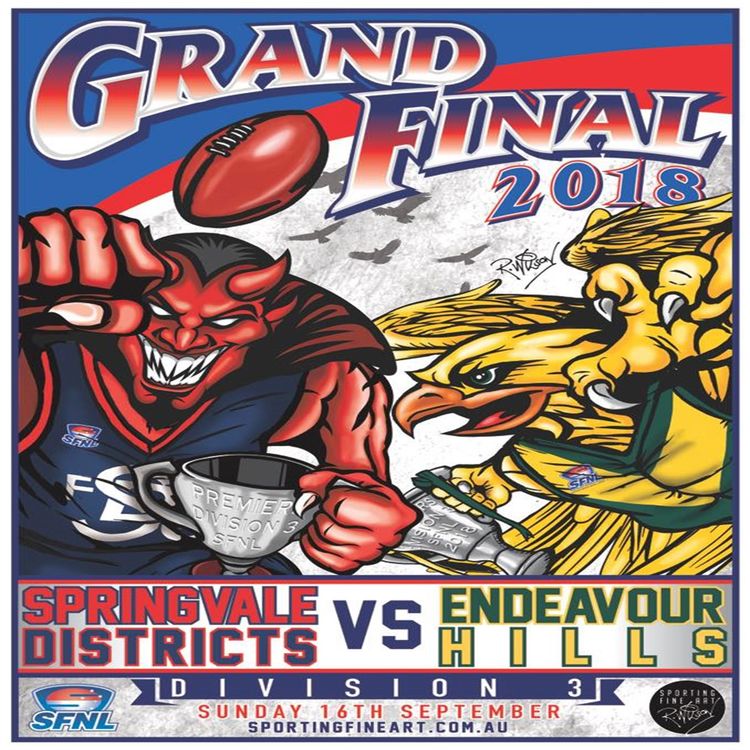 cover art for Div 3 GF Springvale V Endeavour Hills 16/9/18