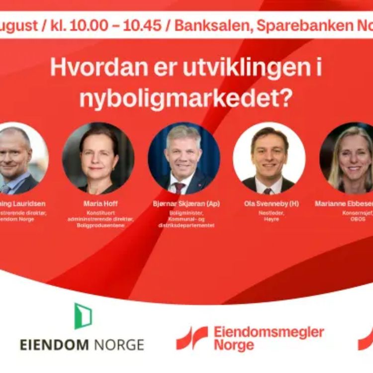 cover art for E166 BONUSPOD fra Arendalsuka: Hvordan er utviklingen i nyboligmarkedet?