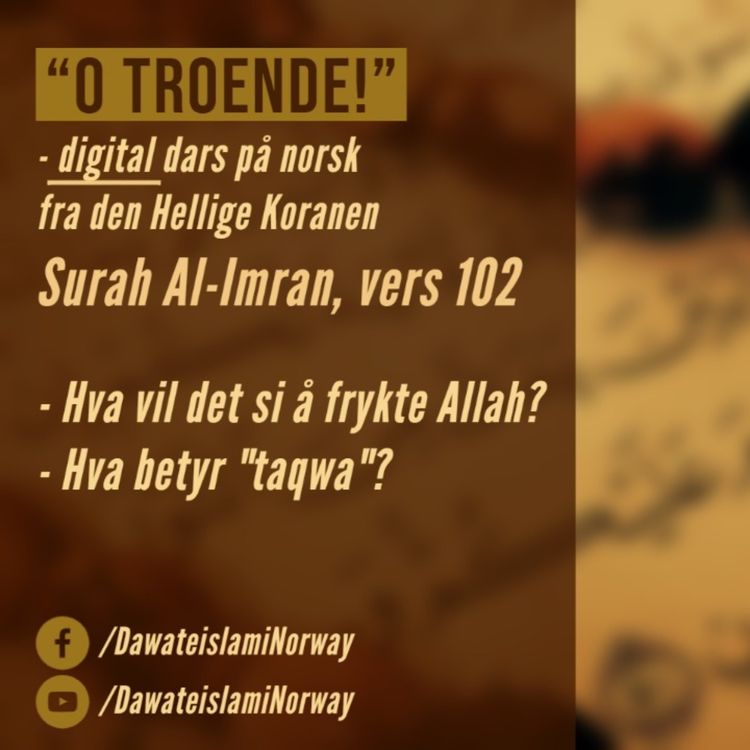 cover art for Ep. 8 - "O Troende" m/ Imam Tariq 