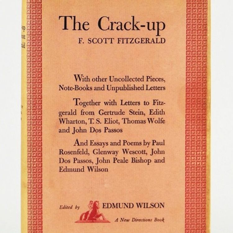 cover art for The Crack Up by F. Scott Fitzgerald