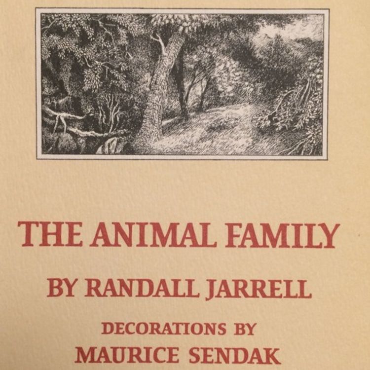 cover art for The Animal Family by Randall Jarrell