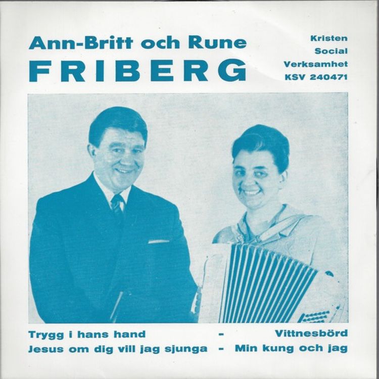 cover art for Ann-Britt o Rune Friberg - Vittnesbörd