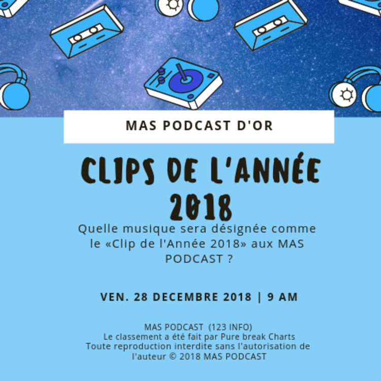 cover art for CLASSEMENT DE MAS PODCAST D'OR 2018 LE TOP 10