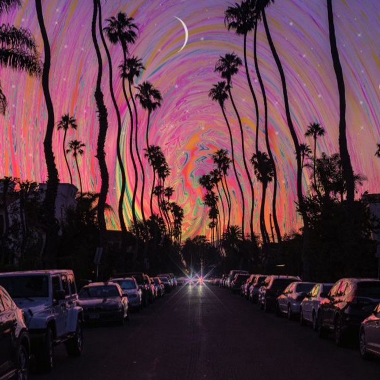 cover art for frank ocean- super rich kids [slowed + reverbed]