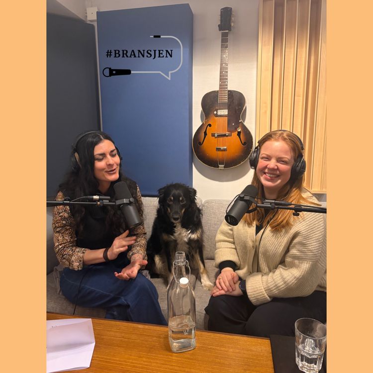 cover art for #bransjen- Sesong 8-(#78)- Thea Paulsrud- Nettverksbasert bransje, grining på TikTok & tvil som en del av prosessen