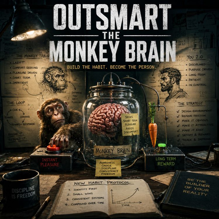 cover art for #293 - OUTSMART THE MONKEY BRAIN