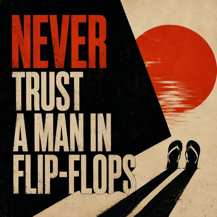 cover art for #313 - NEVER TRUST A MAN IN FLIP-FLOPS