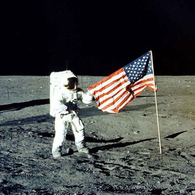 cover art for The moon landing conspiracy 