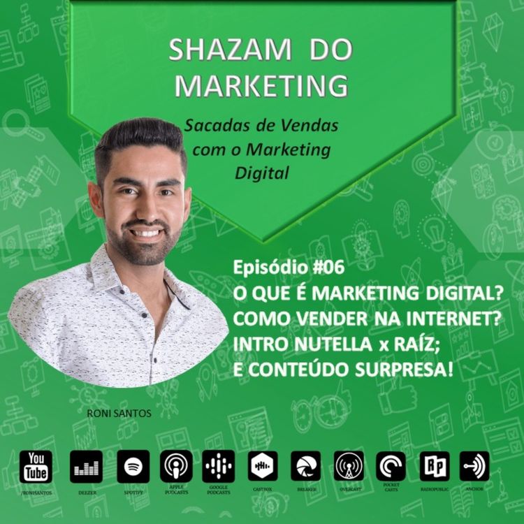 cover art for #06 - Marketing Digital: O que é e porquê preciso usar?