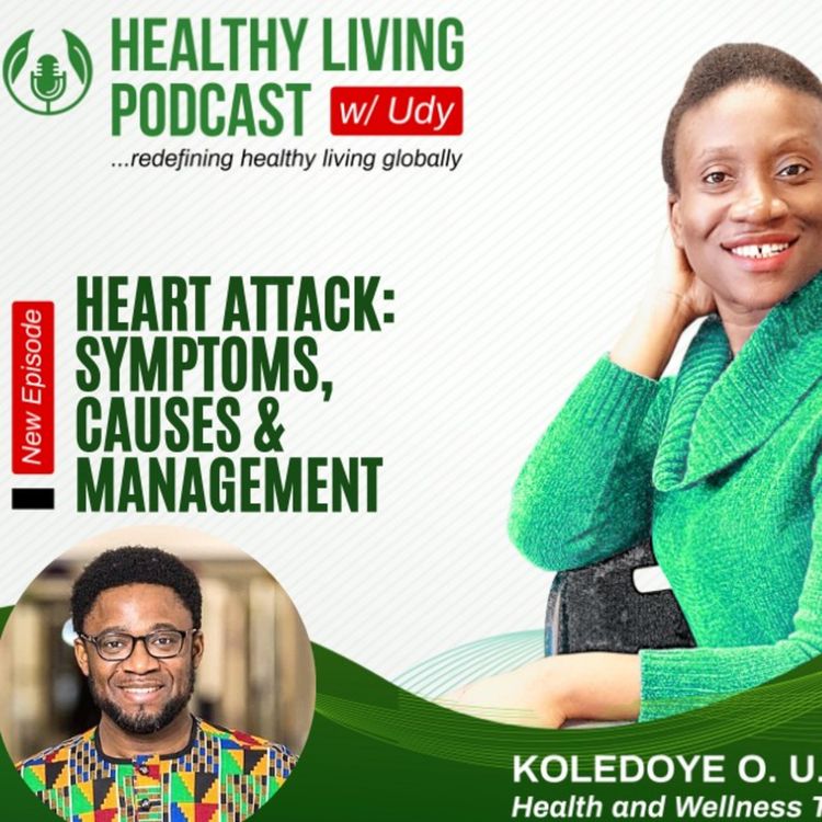 cover art for HEART ATTACK: Symptoms, Causes &Management w/ Uche Anyanwagu MD, PhD.