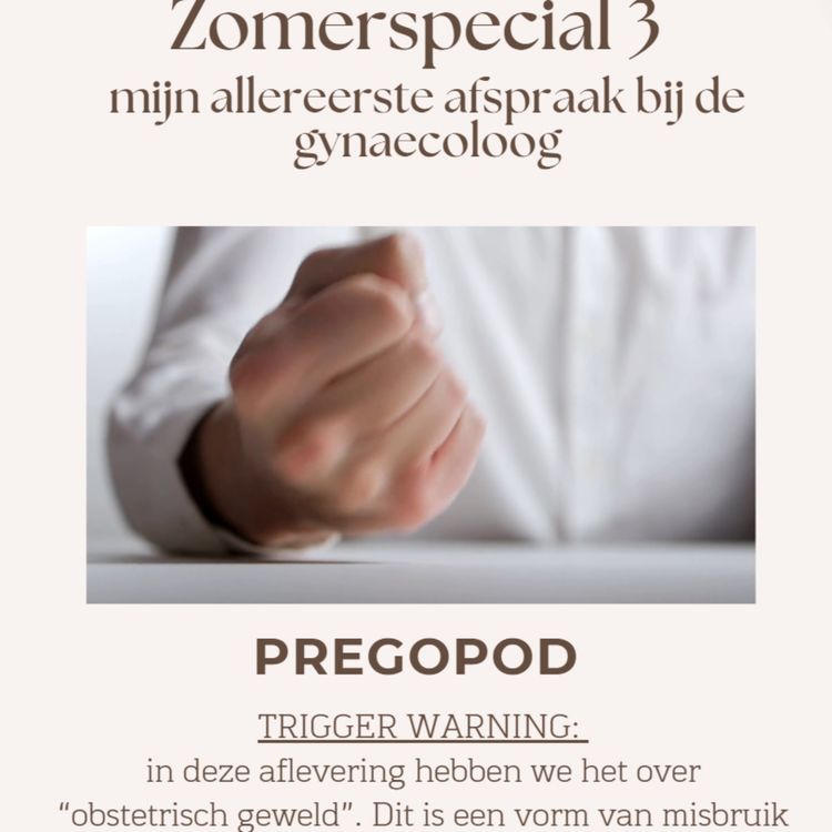 cover art for ZOMERSPECIAL 3 - mijn allereerste afspraak bij de gynaecoloog