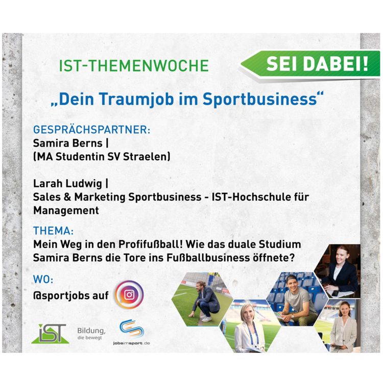 cover art for Tag 3 der 2. IST-Themenwoche „Dein Traumjob im Sportbusiness“